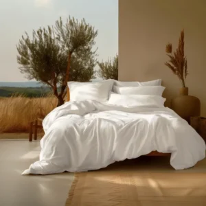 300TC Organic Cotton Sateen Pillowcase Pair