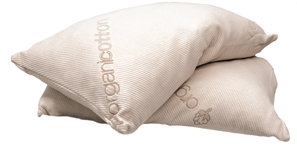 Shredded Rubber Deluxe Organic Pillow - Image 2